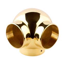 38mm Brass Ball Fittings Brass Side Outlet Elbow 38mm