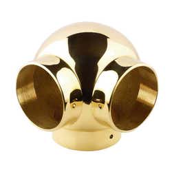 51mm Brass Ball Fittings Brass Side Outlet Elbow 51mm