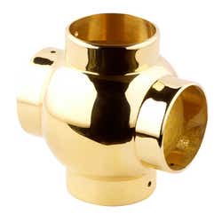 51mm Brass Ball Fittings Brass Cross 51mm 