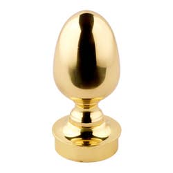 38mm Brass End Caps, Finials & Flanges Acorn Finial 38mm 