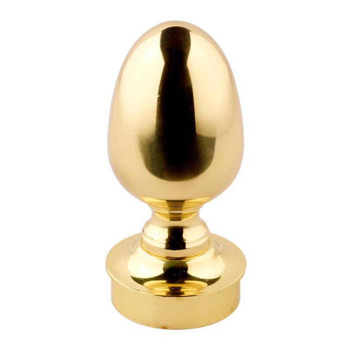 51mm Brass End Caps, Flanges & Finials Acorn Finial 