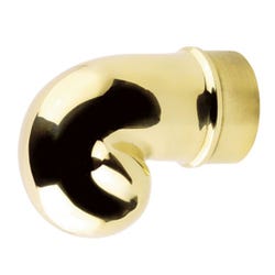 51mm Brass End Caps, Flanges & Finials Scroll Finial 