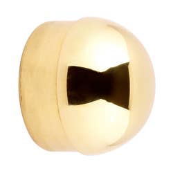 38mm Brass End Caps, Finials & Flanges Half Ball End Cap 38mm 