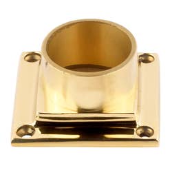 51mm Brass End Caps, Flanges & Finials Flange 