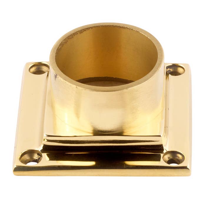 51mm Brass End Caps, Flanges & Finials Flange 