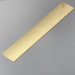 Brushed Polished Brass Kick Plate 0.9mm  