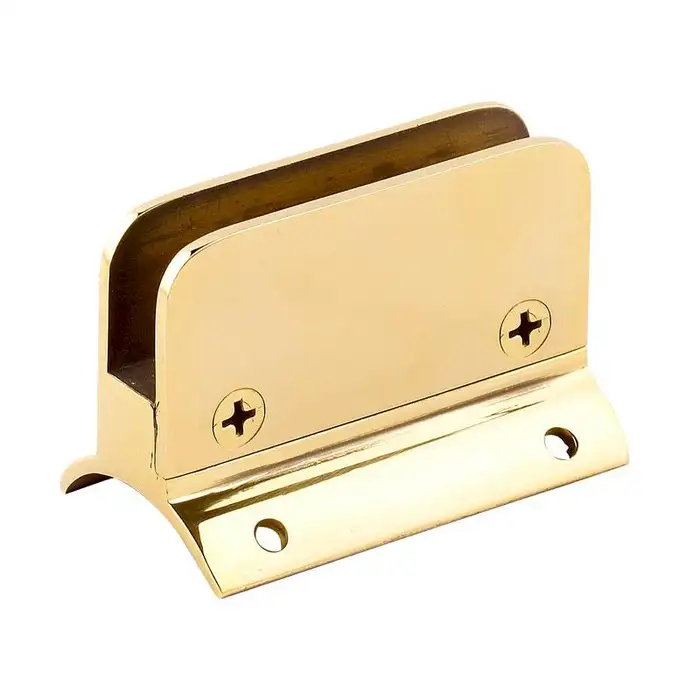 10mm Brass Glass Clamps 38mm Mounted 