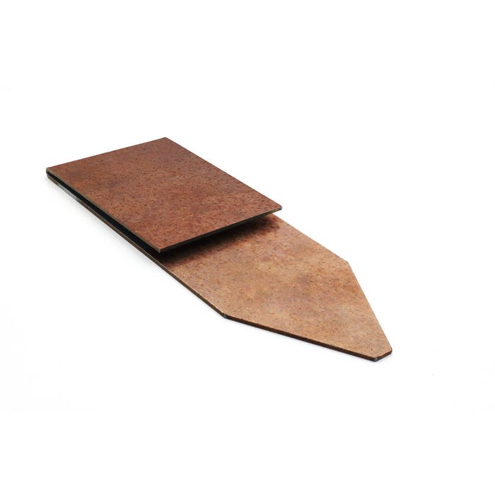 Corten Fold Over Peg 200mm x 75mm x 1.5mm