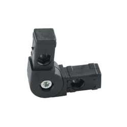 Square Tube Connectors 30mm 2 Way Hinged 0-190°