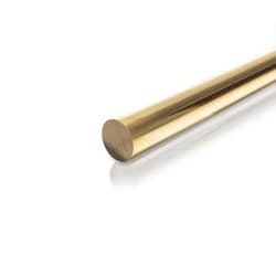 10mm brass round bar bright polished