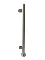 Welded Base End Post 42.4mm x 2.5mm 316S 980mm 680mm