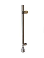 Welded Base Corner Post 42.4mm x 2.5mm 316S 980mm 680mm
