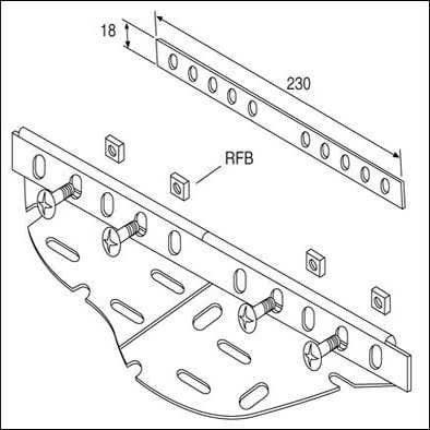 Unistrut Medium Straight Splice