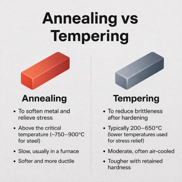 Annealing vs Tempering: Understanding the Key Differences in Heat Treatment
