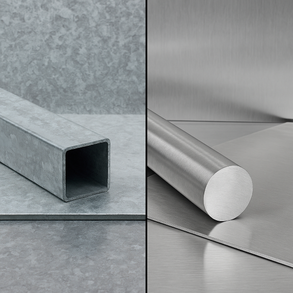 Galvanised steel vs stainless steel - Understanding rust resistance and applications