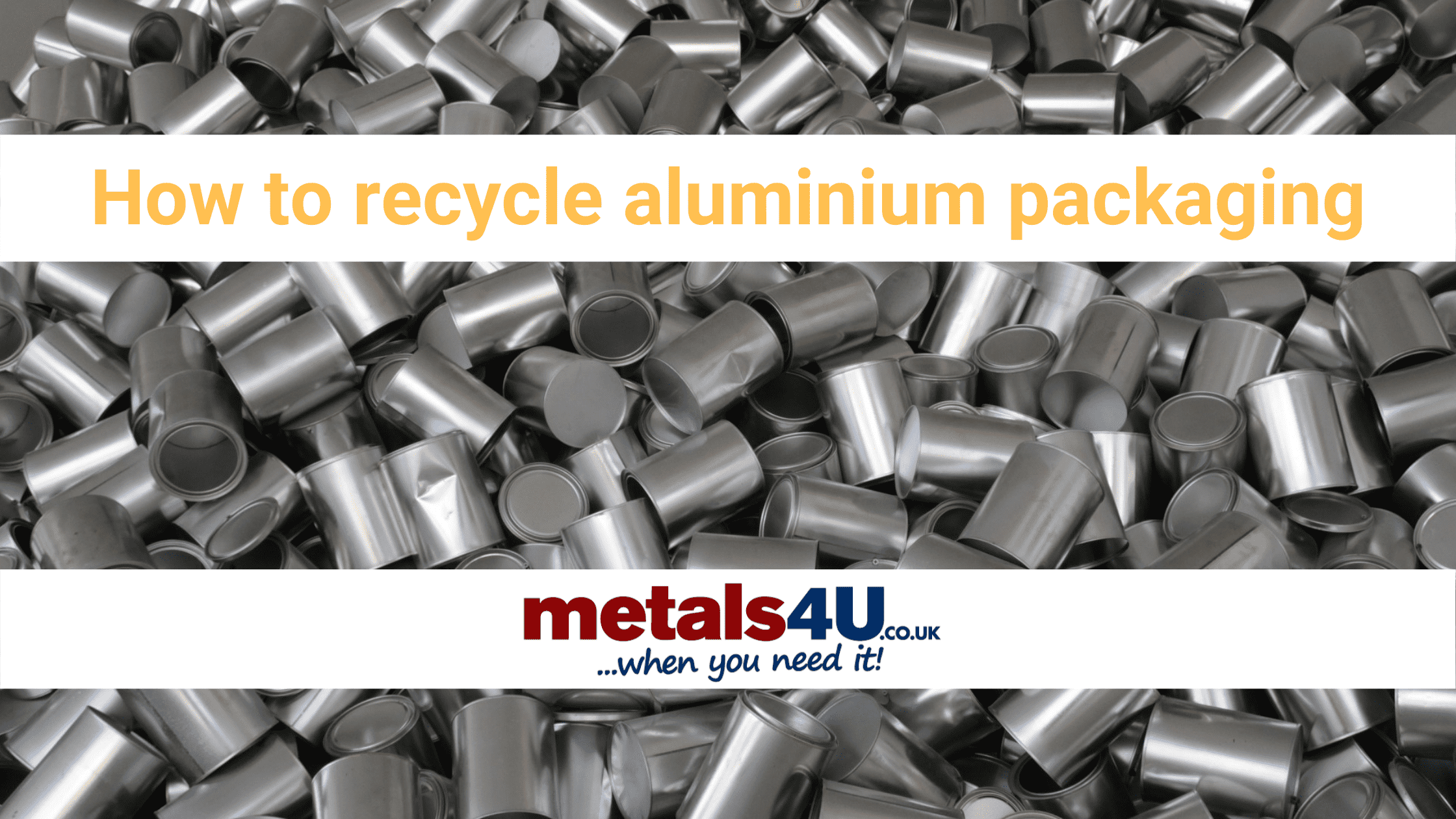Top Tips: How to recycle aluminium packaging