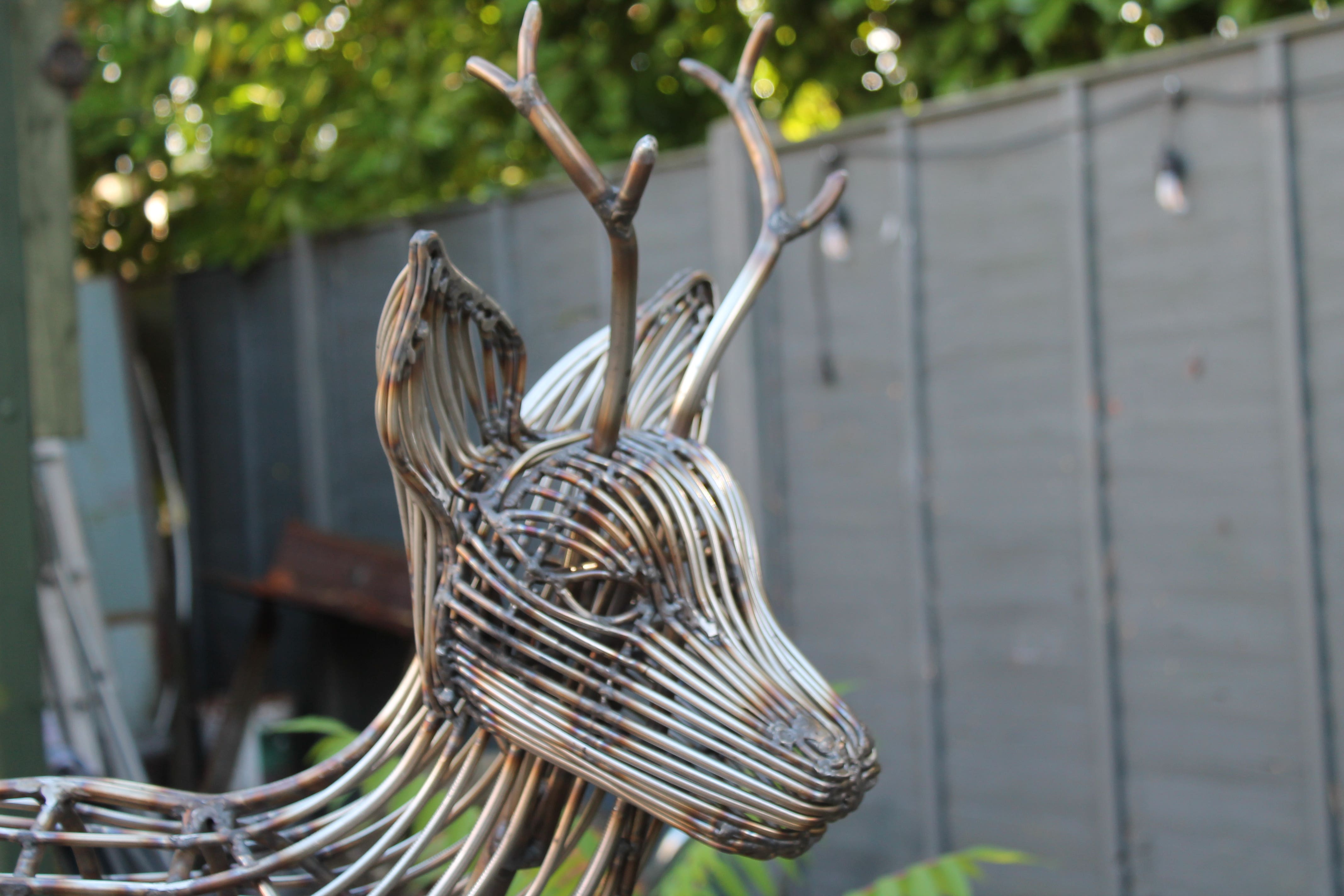From Stainless Steel to Sculpture: Roger's Life-Size Roe Deer
