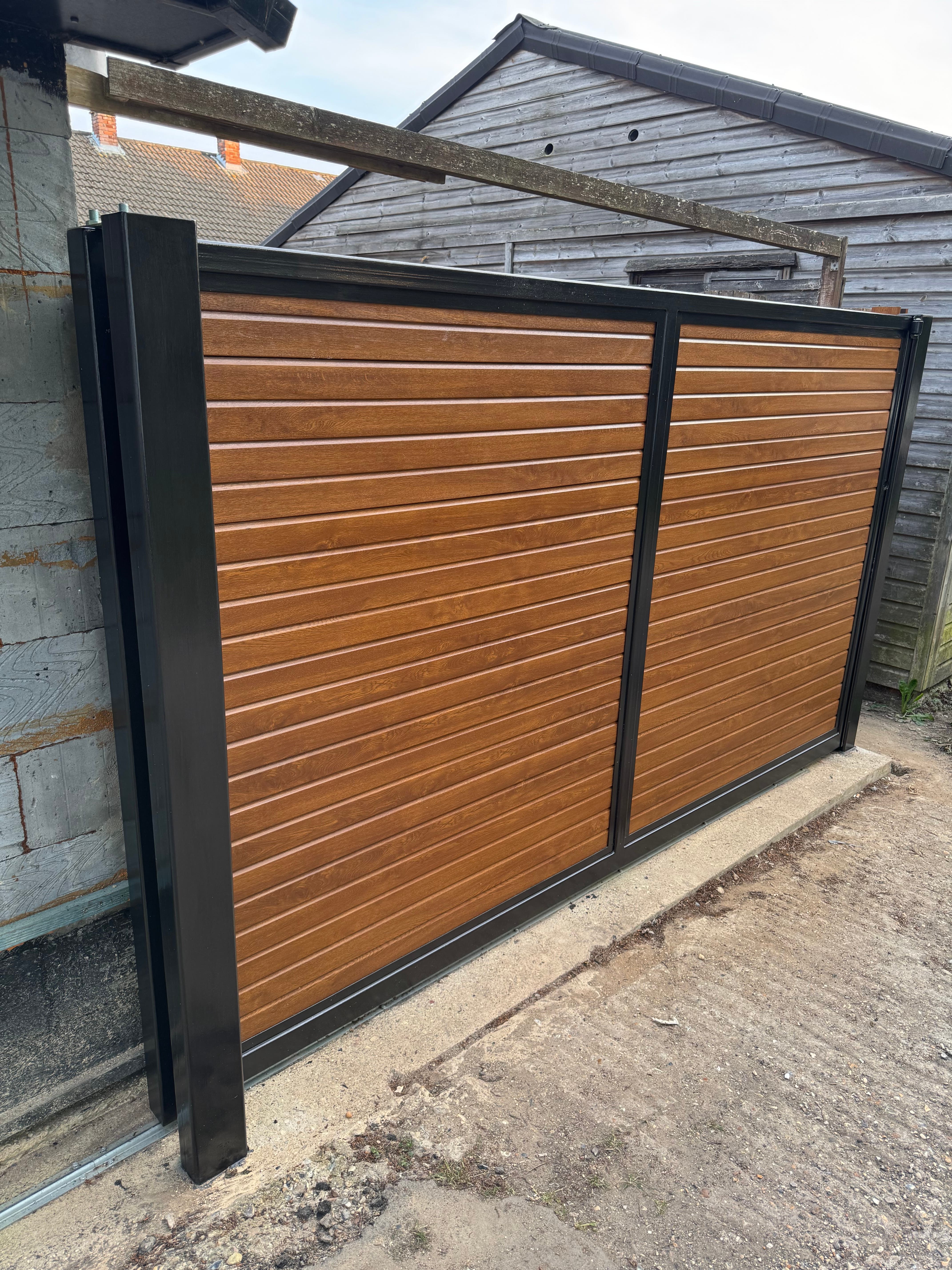 Steel Gates Built Using Our High Quality Box Section 