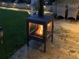 Jason Taylor- Patio log burner
