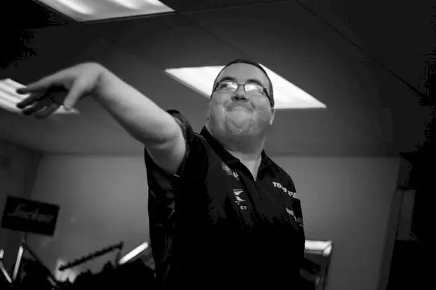 Stephen Bunting competition day